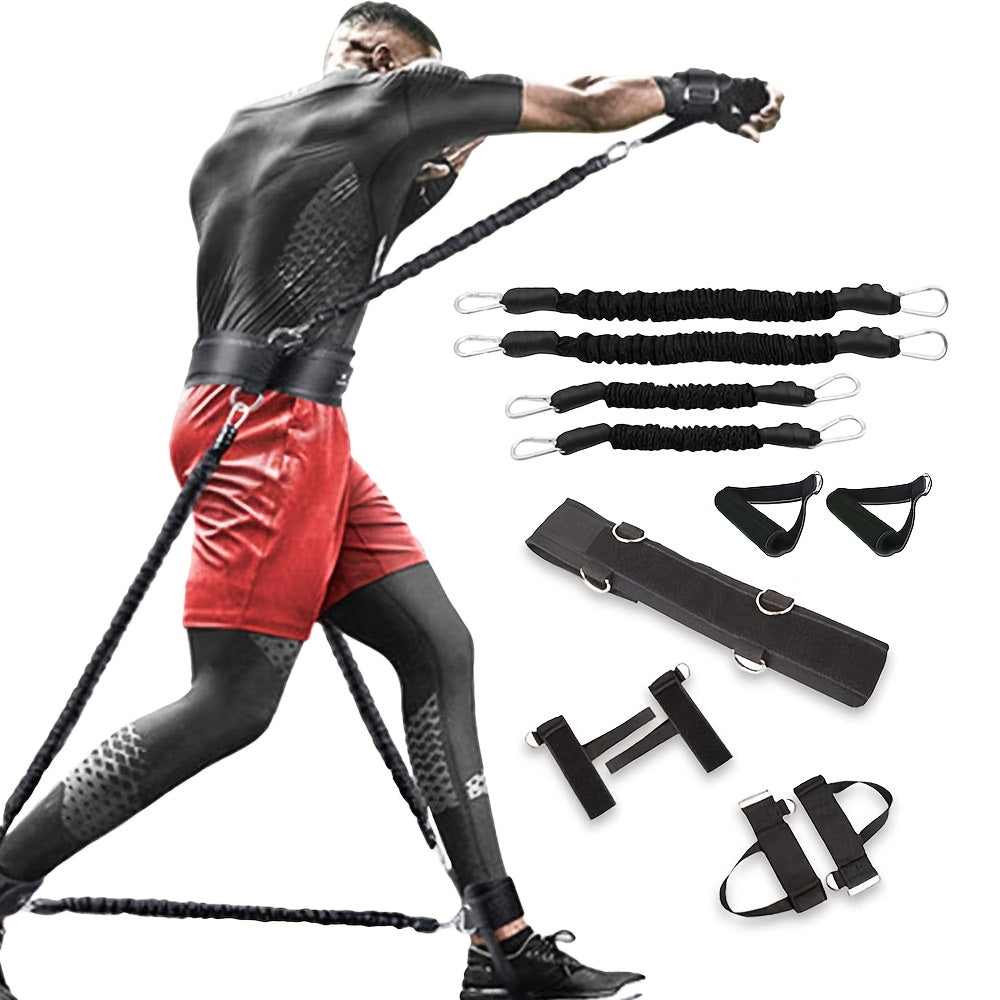 TEMU 12pcs Resistance Boxing Training Set. Mma Boxing - Heavy Duty Boxing Set, Suitable For Home Boxing-taekwondo Training, Punching , Leg And Arm