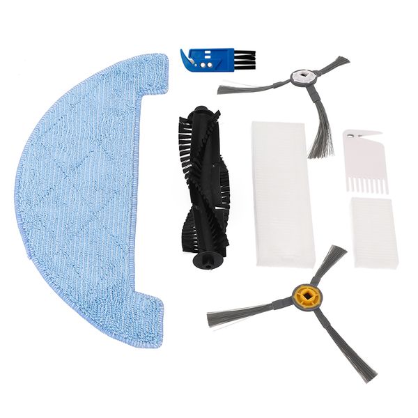 For +360 P7 Robot Vacuum Mop Accessory Kit Side Brushes Water Tank Air Filters Robotic Vacuum Cleaner Accessories