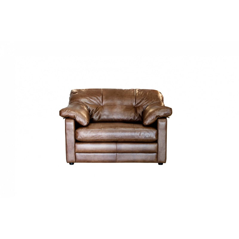 Alexander and James Bailey Lounge Chair - Leather - Aurora-Jin-Cal