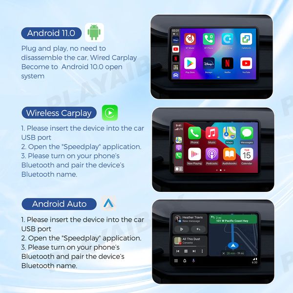 TV Carplay Box 2023 New Smart Ai Box Wireless Android Auto Carplay Car Multimedia Player Support Mirrorlink For Benz Volvo Kia