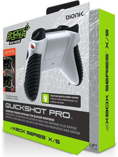 Bionik BNK-9074  Xbox Series X-S QuickShot Pro - Grips - Trigger Lock