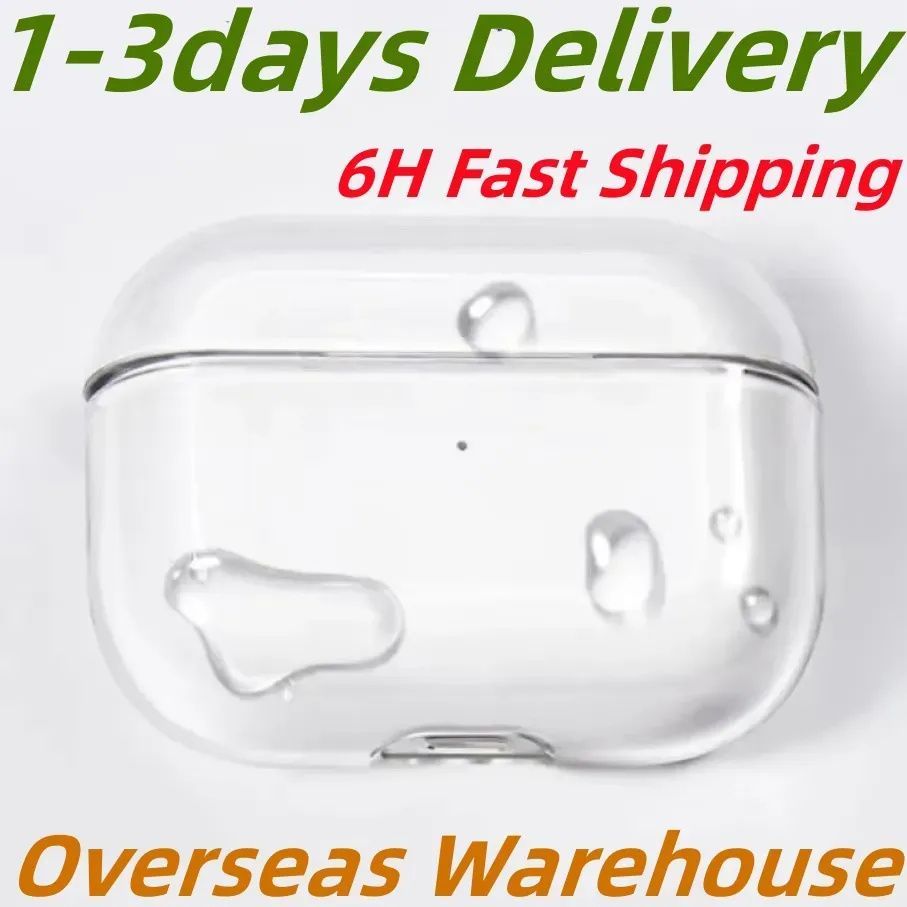 USA Stock for Apple AirPods 4 Headphones AirPods Pro 2 3rd Accessories Silicone Protective Air Pods2 Pro Cover Airpodspro Silicone Case TPU HEAD