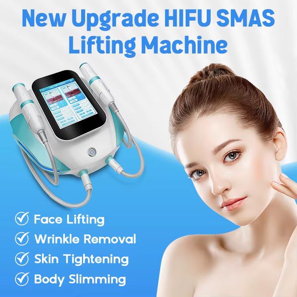 Mini Hifu Home Use Face Decont e Body Beauty Device  Face Lift Body Slimming Machine Lifting Skin Timing Beauty Dispositivo de beleza Anti