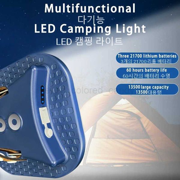 MOSLIGHTING 80W Rechargeable Camping Strong Light Magnet Zoom Portable Torch Tent Lantern Working Maintenance Lighting LEDB240731