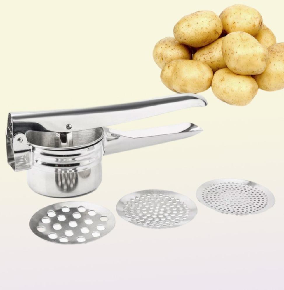Fruit Vegetable Tools Potato Masher and Ricer Manual Juicer Squeezer Press Baby Food Supplement Machine Multifunctional Kitchen CF7348064
