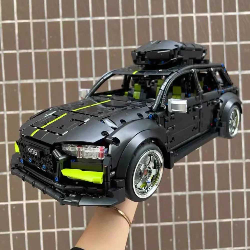 Technical R Avant Car Station Wagon Model Building Blocks MOC Bricks 1 10 Size MINI Cooper Red Car SUV Toys For Boys Kid Gifts Y250701