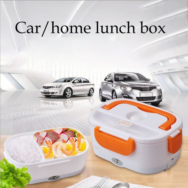 Electric Heated Lunch Boxes 12V24V 110V 220V Home Car Truck Mini Rice Heating Portable Steamer Food Container Thermal 230222
