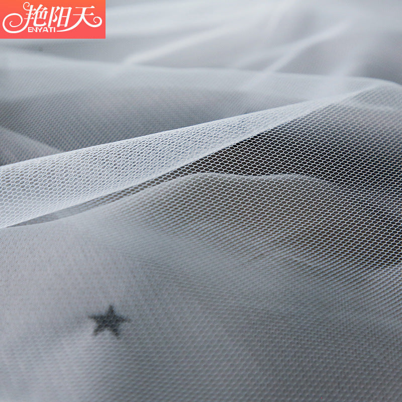 A819 high shading solid color punch-free Velcro curtain bedroom blackout cloth dormitory rental house self-adhesive bay window gauze curtain