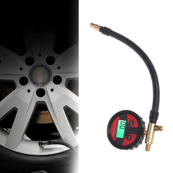 Upgraded LCD Tire Pressure Gauge 0-200PSI LCD Digital Tyre Tire Air Pressure Gauge Meter for Car Truck Motorcycles