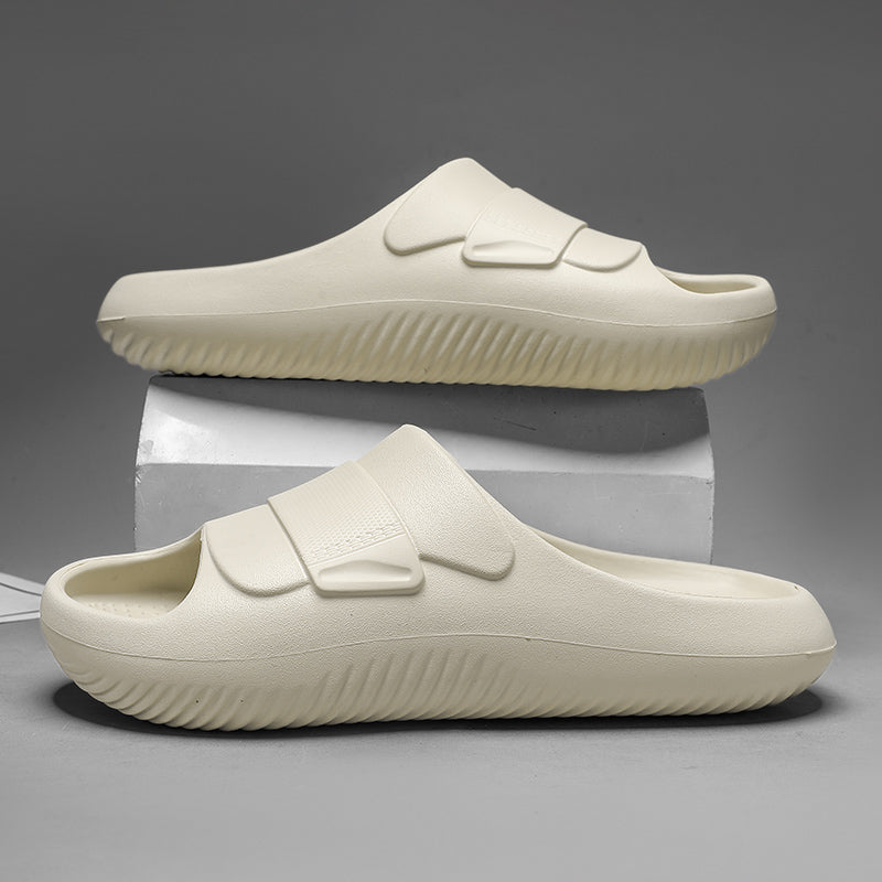 Fashion Men&#039;s Slippers Indoor Outdoor Sandals Beach Comfortable Soft Slide Clogs Casual Shoes Men Women Home Bathroom Slippers