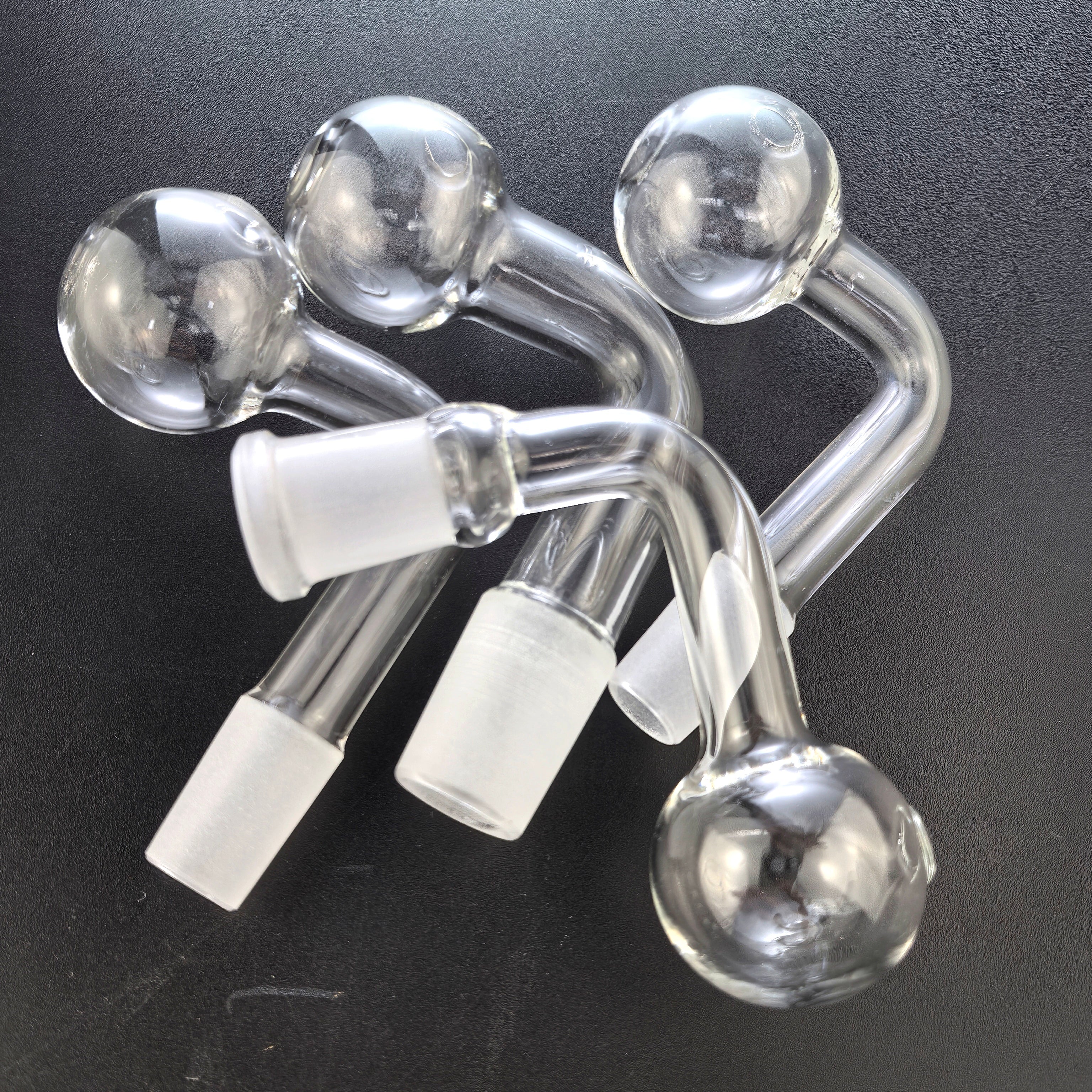 Pyrex Glass Oil Burner Pipe Smoking Pipes 14mm 18mm Male for rig water bubbler bong adapter tobacco nail Bent shape design