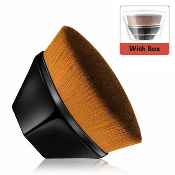 Magic Foundation Makeup Brush Liquid BB Cream No Trace Soft High Density Fiber Hair Brush Girls Beauty Tools With Box Y240807