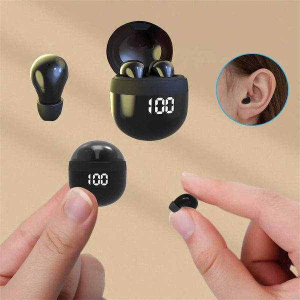 Invisible Mini Headphones TWS Wireless Earphones Bluetooth 5.3 Headset with Microphone Noise Reduction In-Ear Earbuds for XiaomiCL240801
