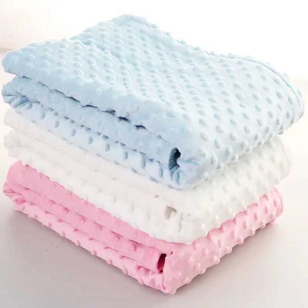 Warm and Soft Premium Quality Solid Color Baby Blanket - Gentle Material for Delicate Skin - Cozy Snuggle Size 29.5in x 39.3in - Z250114