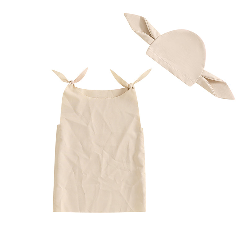 Baby Dobby Halloween Costume Infant Toddler Boy Girl Costumes Sleeveelss Robe and House Elf Hat With Ears