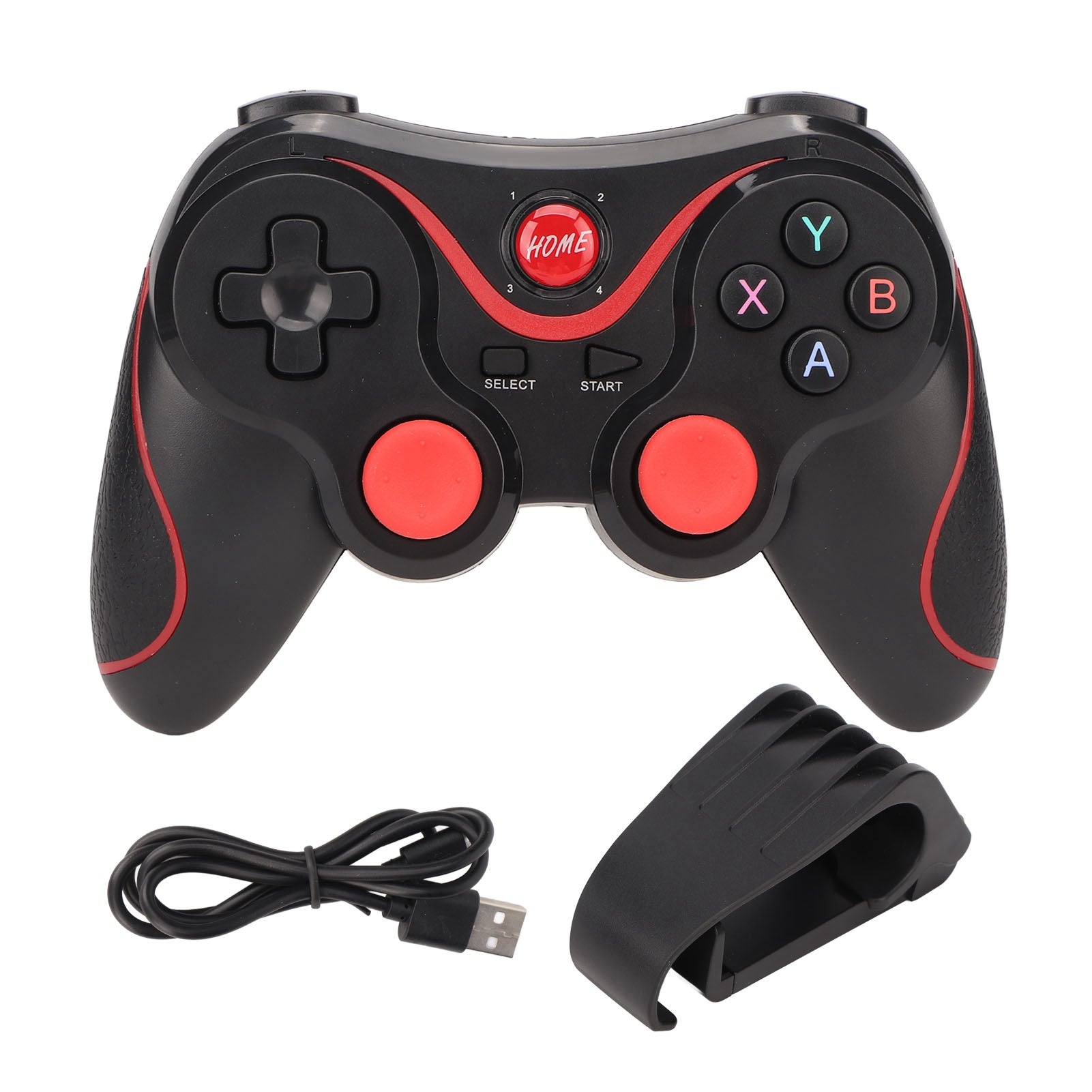 TEMU X3 Gamepad Pc Gamepad Gamepad Controller Ios Mobile Tv Cp Vr Mapping Gamepad Joystick With Stand, Pc Gaming, Console Gaming, Compact Joystick, ,