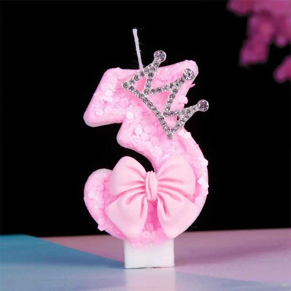 Ornaments For Home Decorative Candles Pink Wedding Birthday Number Candle Party Supplies Details Guests Candles Wholesale Y240815
