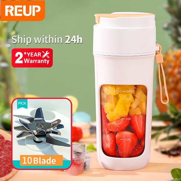 Electric Juicer Mini Portable Blender Fruit Mixers Extractors Multifunction Juice Maker Machine Smoothies Mixer 240415