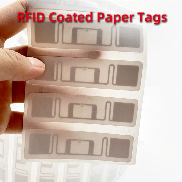 10pcs RFID Sticker 860-960MHz Long Range EPC Gen2 U9 Alien H9 Chip UHF RFID Tag Adhesive Sticker ISO18000 6C RFID UHF Wet Inlay