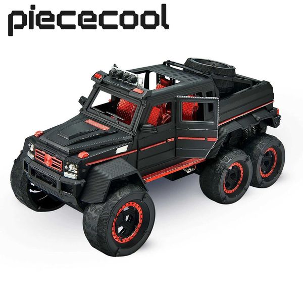 3D Puzzles Piececool 3D Metal Puzzle Truck G63 Assembly Model Kit DIY Jeep Model Christmas Gift Y250112C1B9