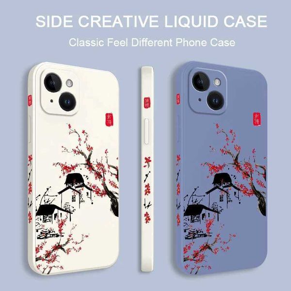 New Arrival Field Wind phone case suitable for iPhone 16 15 14 13 12 11 X XR XS SE2 SE 8 7 6 6S Plus Pro Max mini silicone cover Z241012