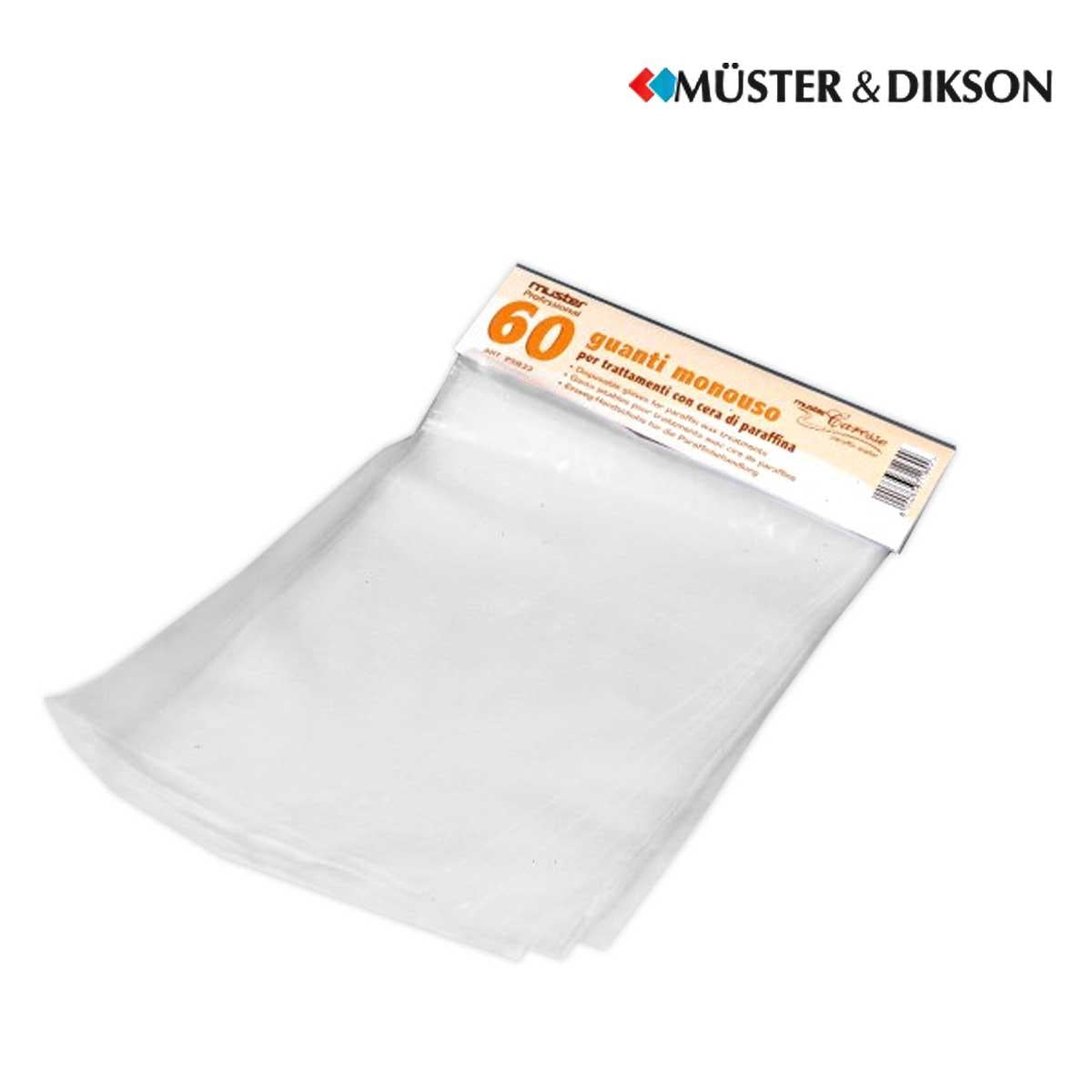 Muster Muster sacs jetables pour les mains traitées paraffine en pack.60 pcs.