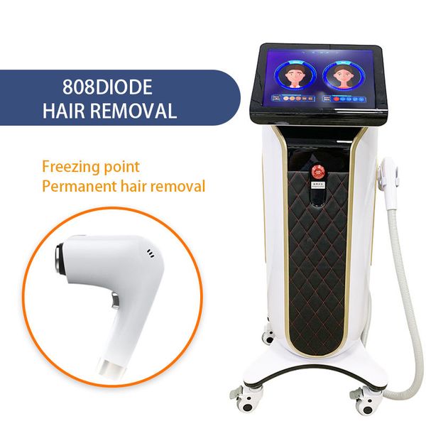 808 Diode Laser Hair Removal Machine Beauty Equipment 755 808 1064nm Freeze Ice point Platinum Epilation