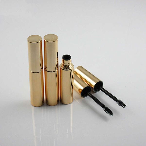 Wholesale 8Ml Empty Tube Packing Eyelash Vial Liquid Sparkly Gold Mascara Tubes Refillable Bottle Makeup Tools