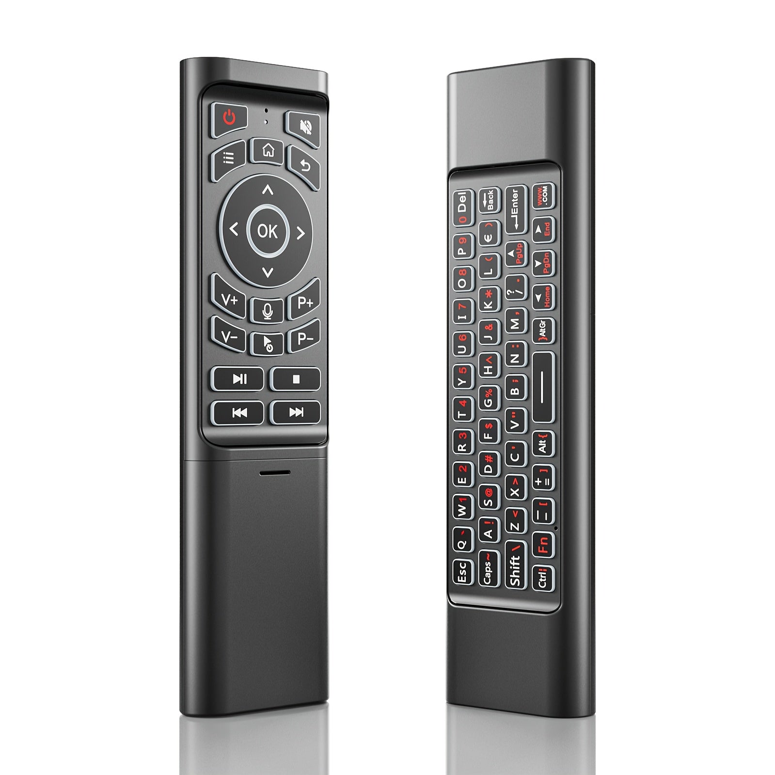 TEMU 2025 Upgraded Mini M3 Wireless Keyboard Remote Control Set With Wireless + 2.4g Dual Channel | -screen Multi-device Instant Switching | Voice