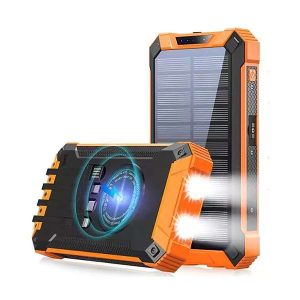 shanshi High Capacity Charger 20000mAh Waterproof Solar Power Bank Mobile Powerbank solar energy power ban for mobile phone