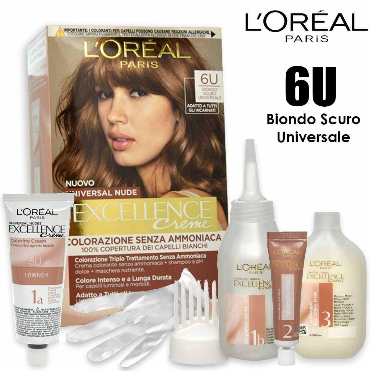 L'oreal triple treatment color excellence nahá tmavě blond