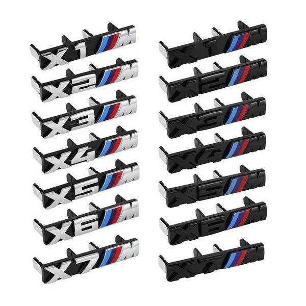 Other Interior Accessories 3D Car Front Grille Badge Emblem for X1 X2 X3 X4 X5M X6M X7M G82 G83 F48 G60 G68 G70 G80 G87 E83 G11 G12 F39 E60