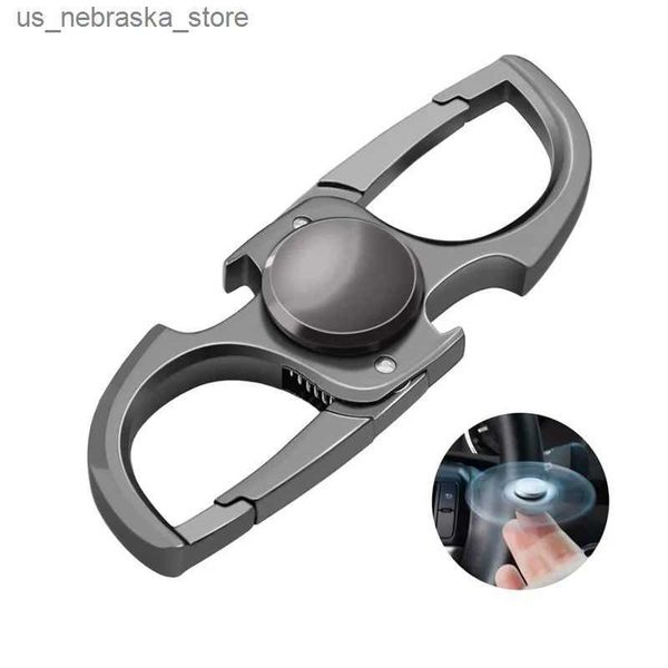 Novelty Games Keychain Bottle Opener Fidget Rotating Decompression Toy Adult EDC Tool Brinquedos Para Alivio Do Estesse Q240418