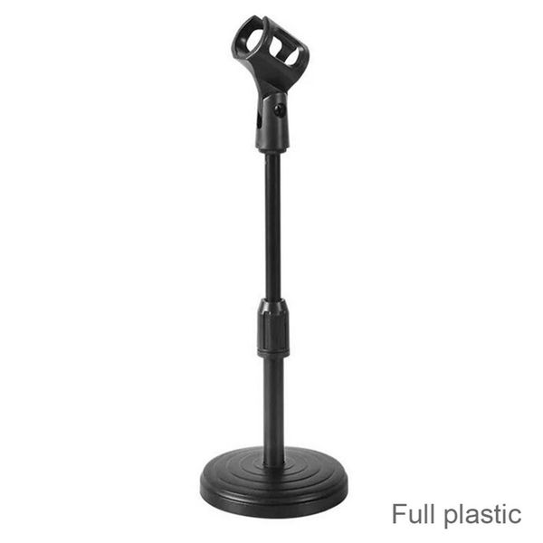 Flexible Desktop Tripod Folding Mic Stand Adjustable Angle Disc Microphone Mount Holder Stand Bracket Microphone Clip Clamp