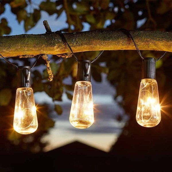 Smart Solar Eureka Vintage Lightbulbs - Set Of 10