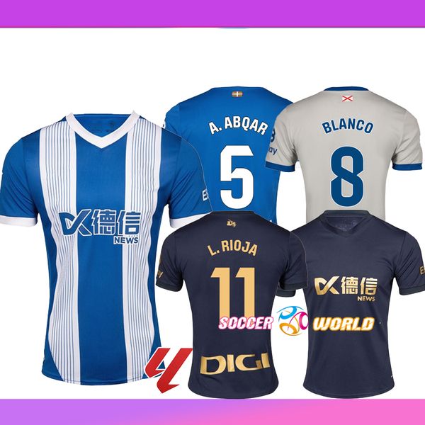 24 25 Alaves soccer jersey 2024 2025 CONECHNY L.RIOJA CARLOS V. BLANCO A. ABQAR GURIDI JAVI LOPEZ Home Away 3rd kids kit football shirts uni
