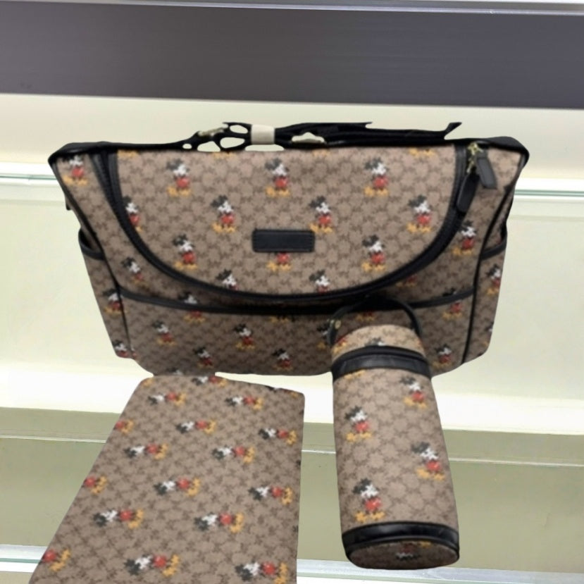 Diaper bag baby change bag designer diaper bag diaper mom bag babywaterproof lightweight mother and baby backpack baby stroller hanging bag A25