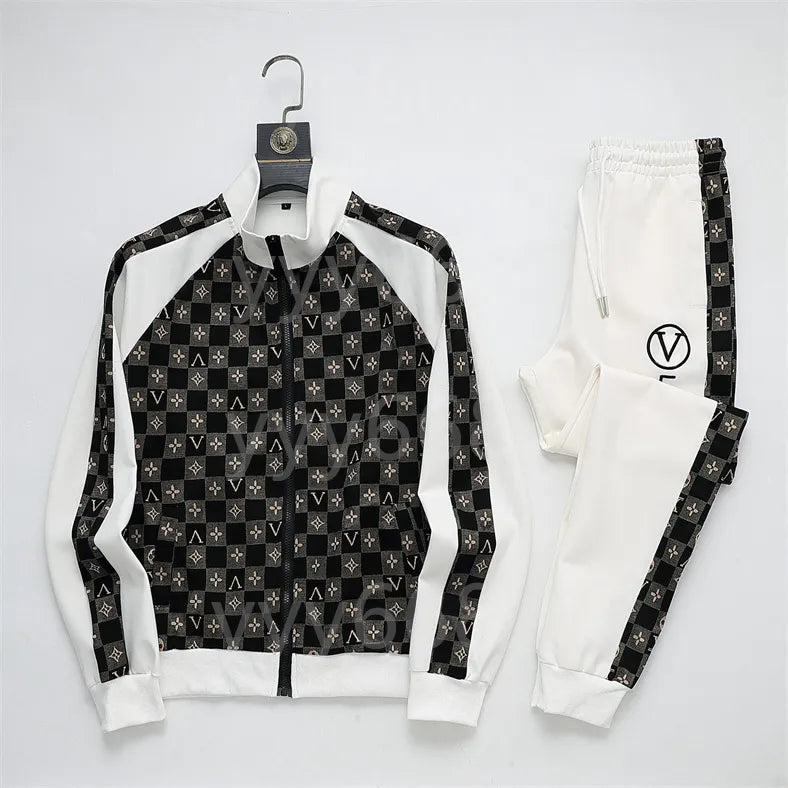 Designer Men Sets Luxury Tracksuits Cardigan Sweatsuits Pants Man Clothing Sweatshirt Casual Tennis