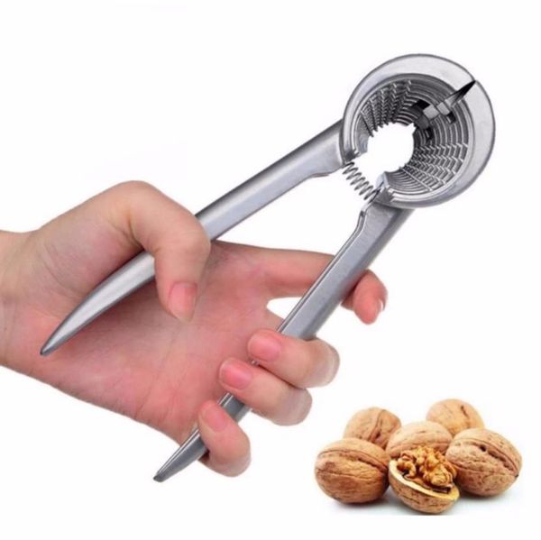 New Almond Walnut Hazel Filbert Nut Kitchen Nutcracker Sheller Clip Clamp Plier Cracker Pecan Hazelnut Crack Tools ni09