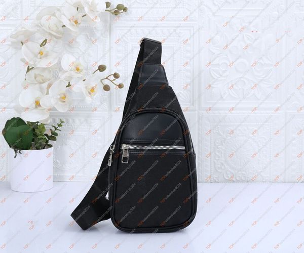 Designer Bag Avenue Slingbag Mens Leather Shoulder Bags Luxurys Crossbody bag Wallet Double Zipper Handbag Fanny Pack Chest bag Belt Bag Bum