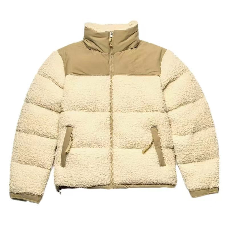 Women&#039;s Jackets Winter Fleece Jacket Women Faux Shearling Outerwear Coats Female Suede Fur Coat Men Warm Thickened Lamb Puffer