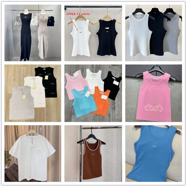Top Tank New Fashion Clothing Vest Fashion Knitted Vest Ladies Casual Sports Suits Black