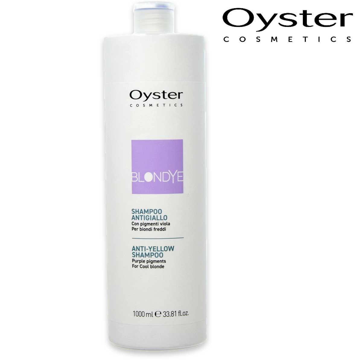 Oyster anti-yellow blonde shampoo 1000 ml.