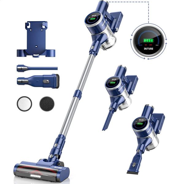 Other Housekeeping Organization 400W 33000PA Suction Power JR600 Cordless Wireless Vacuum Cleaners for Pet Home Appliance 1L Dust Cup Batter