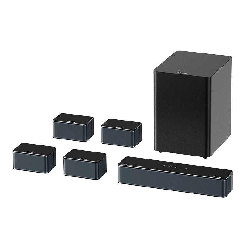 ULTIMEA Poseidon D80 Boom Dolby Atmos Soundbar 500W 7.1CH Soundbar Surround Sound System with 6.5" Wireless Subwoofer 4