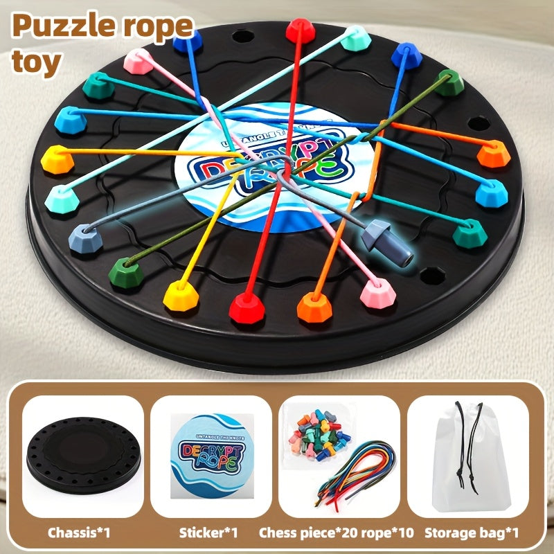 TEMU Unwinding Challenge Is A Children's Educational Toy That Enhances Thinking And Concentration. A Interactive Board Game Between Parents And