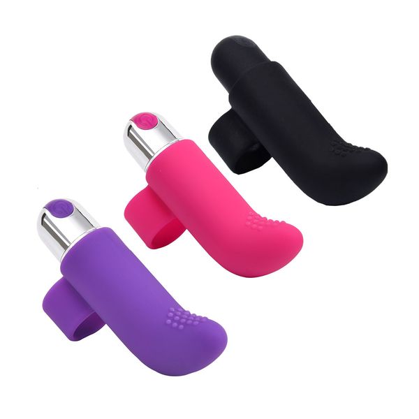 Silicone Charging Bullet Finger Jumping Egg Vibrator Female Utensils Masturbator Toy Products Vibrator