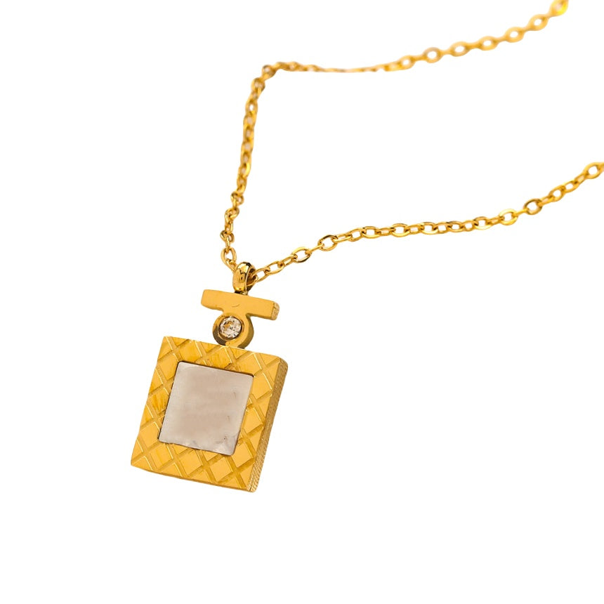 moissanite chain designer necklace for woman gold necklaces mens jewelry jewellery pendant Fahion Deigner Double Letter Pendant Necklace Gold Plated