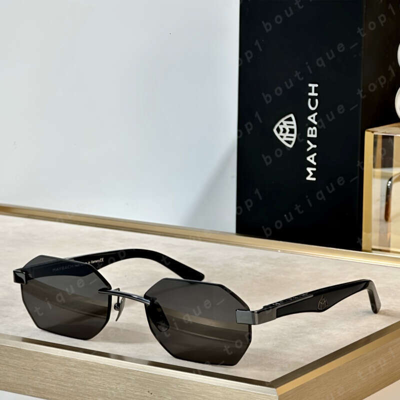 MAYBACH Luxurious Quality Designer Sunglasses Candy-Colored For Men And Women Classic Goggle Beach Retro Lens Fashion Eyeglasses With Box THE AMAN f
