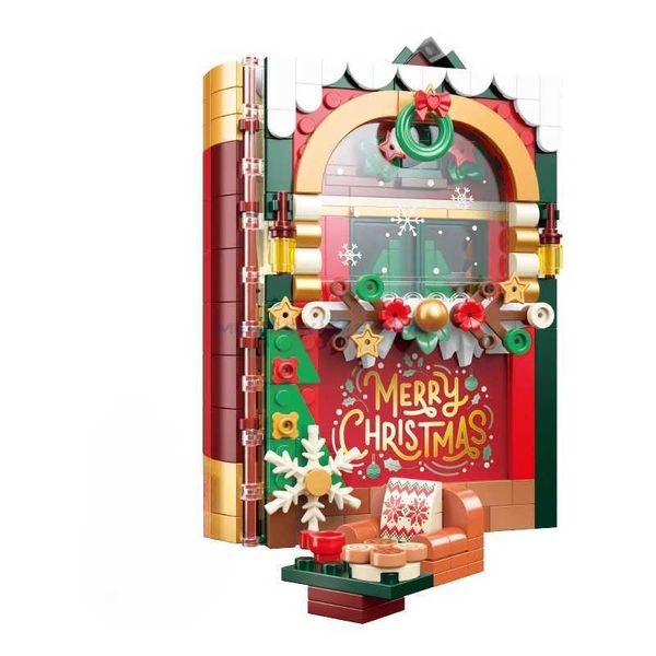 Blocks Amazing Christmas Eve Book Model Building JK5155 Festival Atmosphere Collection Creative DIY Toys Gifts for Girls and Children H24110